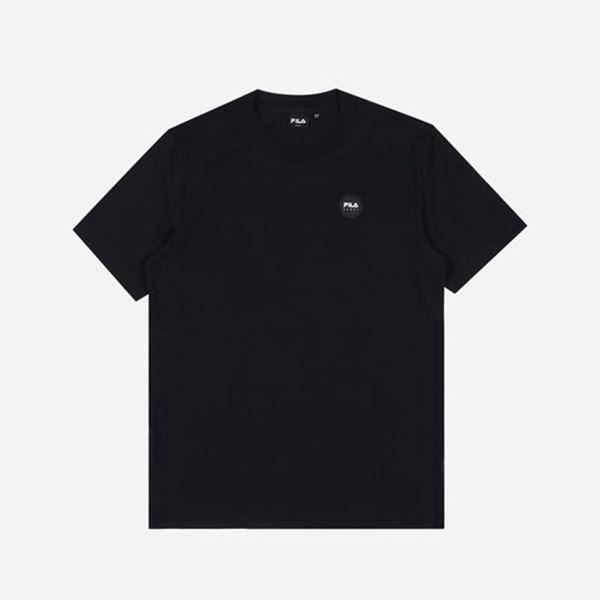 Fila S/S Women's T-Shirts - Black,NZ 14-23415